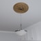 Ekena Millwork Baltimore PVC Ceiling Medallion (Canopies up to 7 3/4"), 22"OD x 3 1/2"ID x 1"P, Bright Coat Gold CMP22BABGL - alternate 9